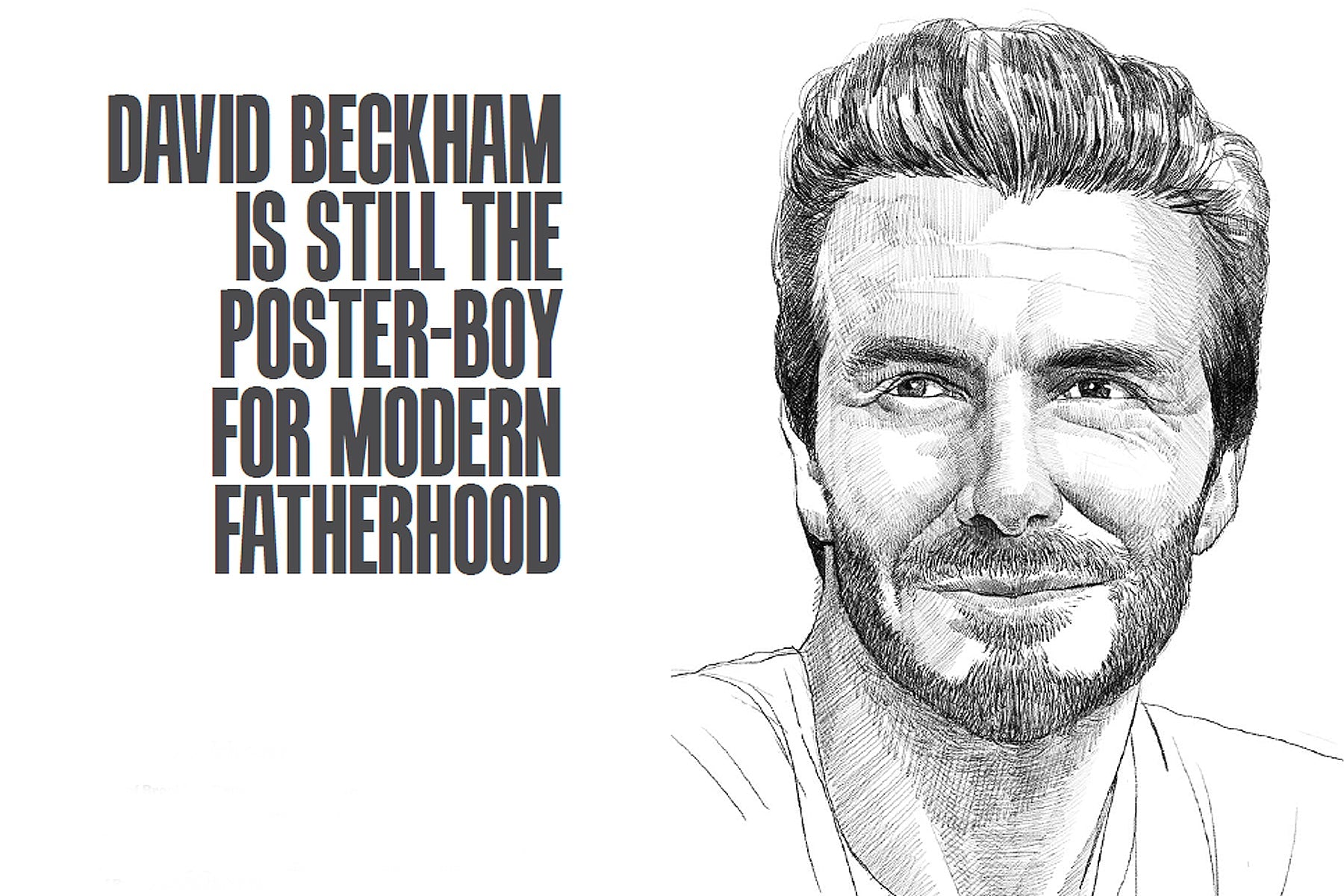 David Beckham Case For Sony Xperia C - Sketch - 300x400 PNG Download -  PNGkit